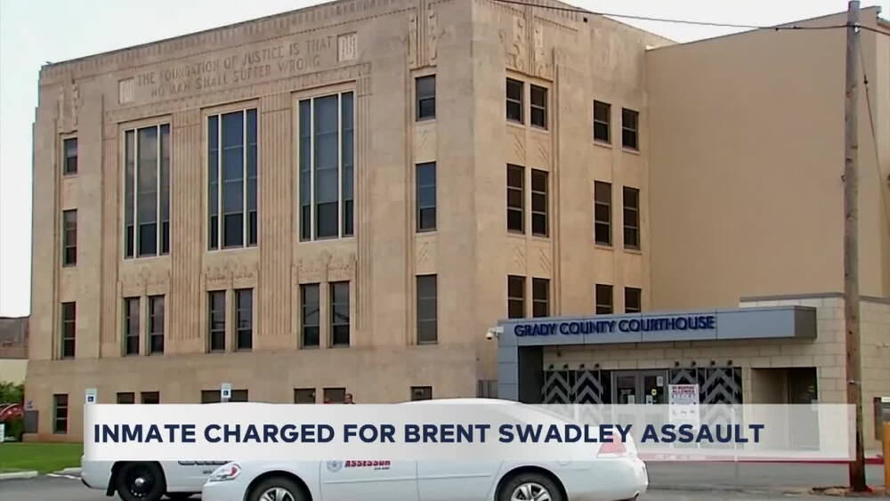 Oklahoma inmate charged with assaulting Brent Swadley in jail