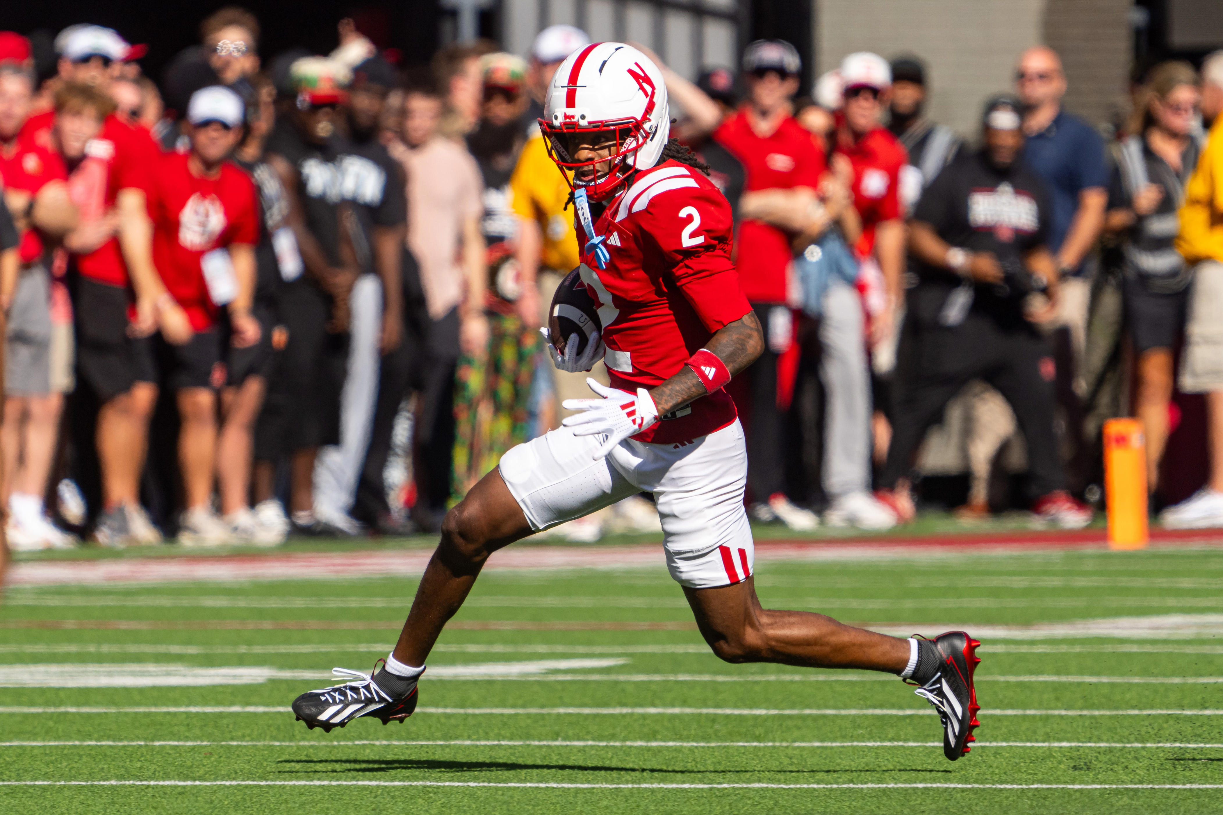 Nebraska offensive coordinator praises receiver Jacory Barney Jr.