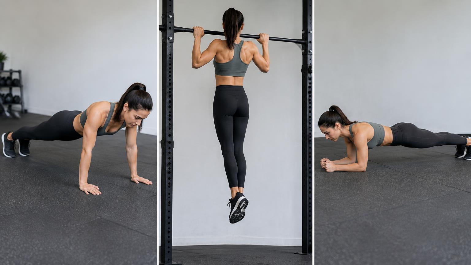Keep your core engaged in push-ups, pull-ups and planks with two simple ...