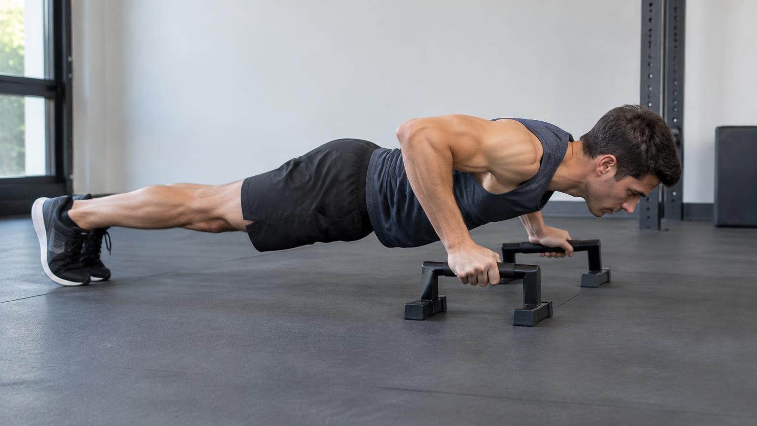 Push-up progressions add depth with elevated hands instead of simply ...