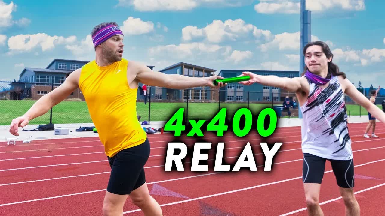 They faced off in a brutal 4x400m relay—who would survive the final lap?