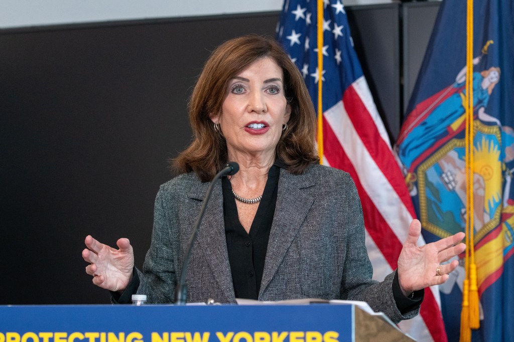 New York Gov. Kathy Hochul was accused of grandstanding over an ICE operation in the Bronx. Matt Roberts/Shutterstock