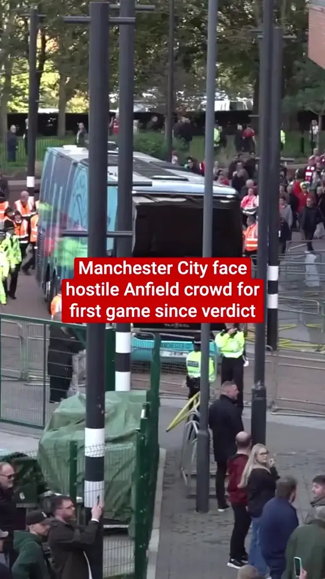 Manchester City face hostile Anfield crowd for first game since ...