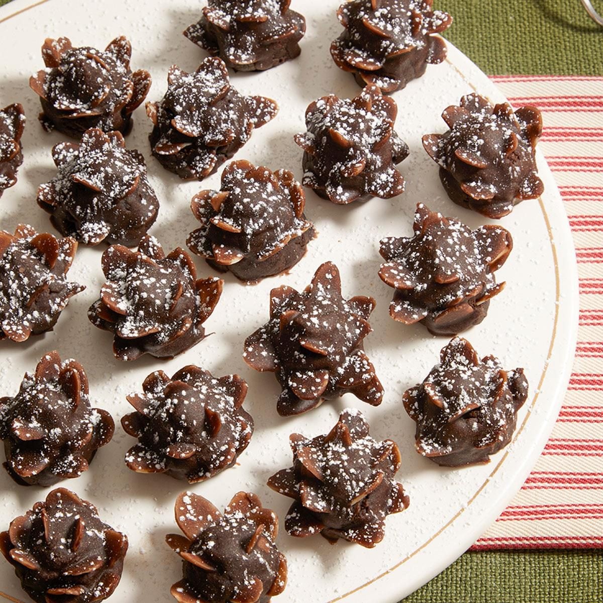 Pine cone brownies