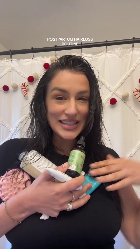 Postpartum hair loss routine that is helping my hair grow back