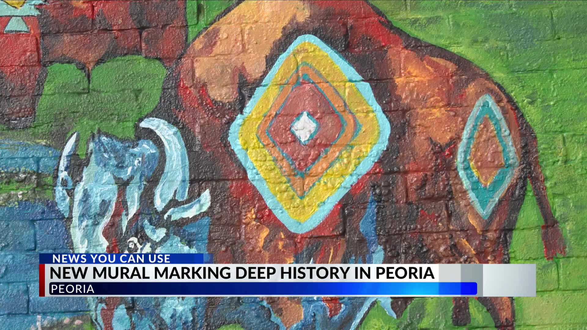 New mural marking deep history in Peoria