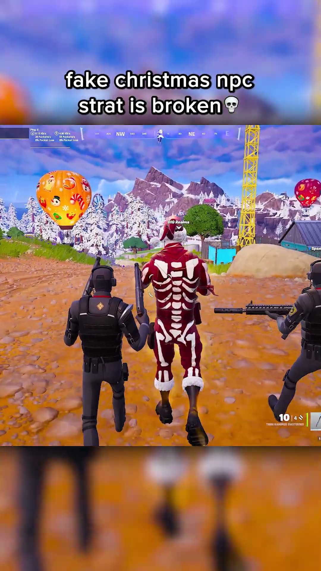 Fake Fortnite Christmas NPC