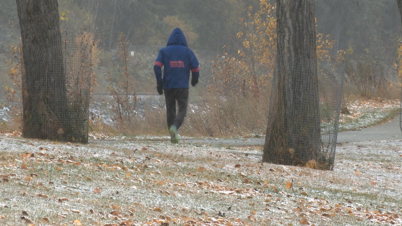 Albertans celebrate Thanksgiving with first snowfall