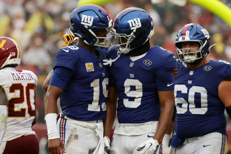 Giants vs Commanders highlights as OT blunders by both teams result in tie