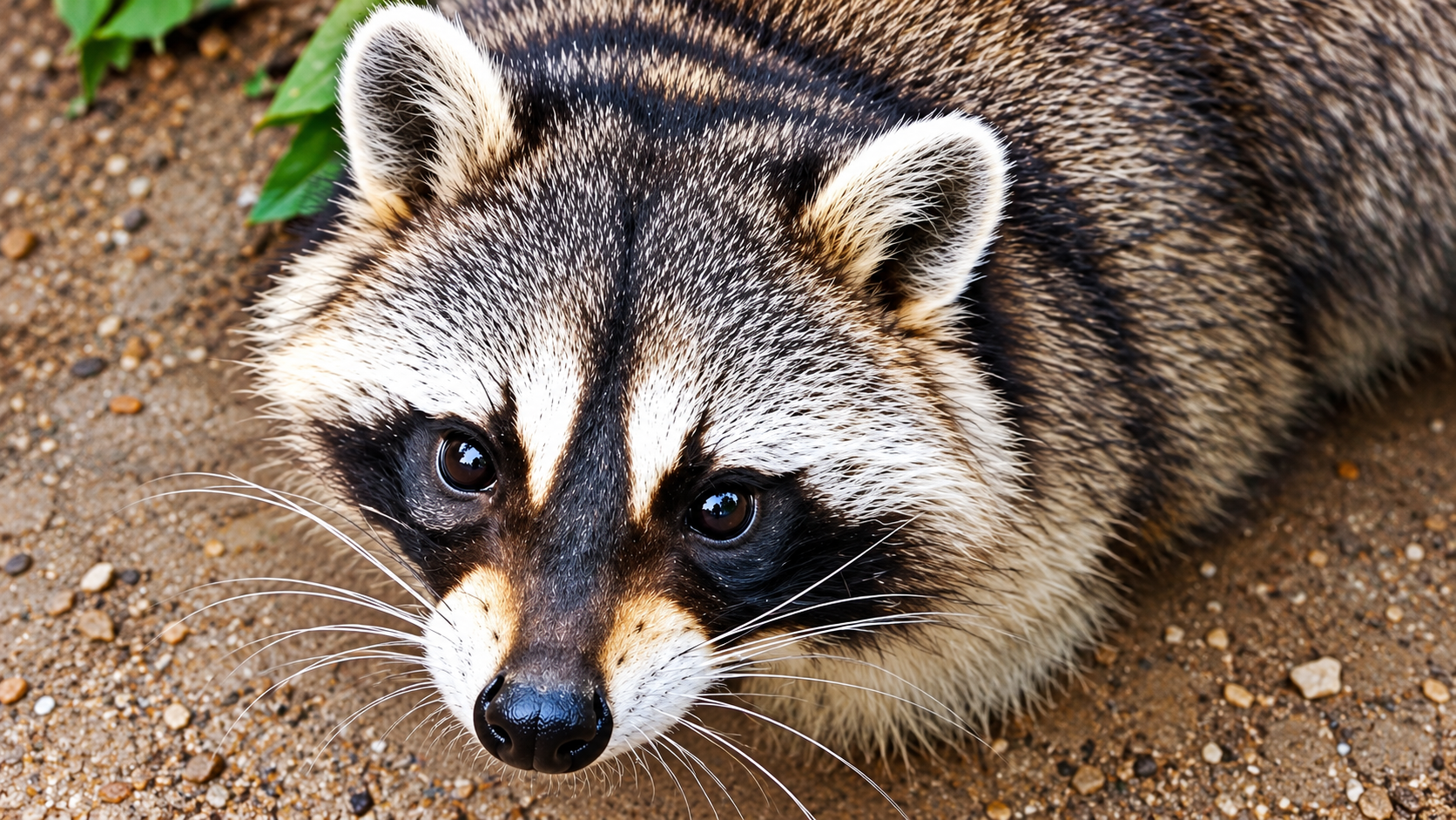 Raccoon has the funniest reaction to surprise food