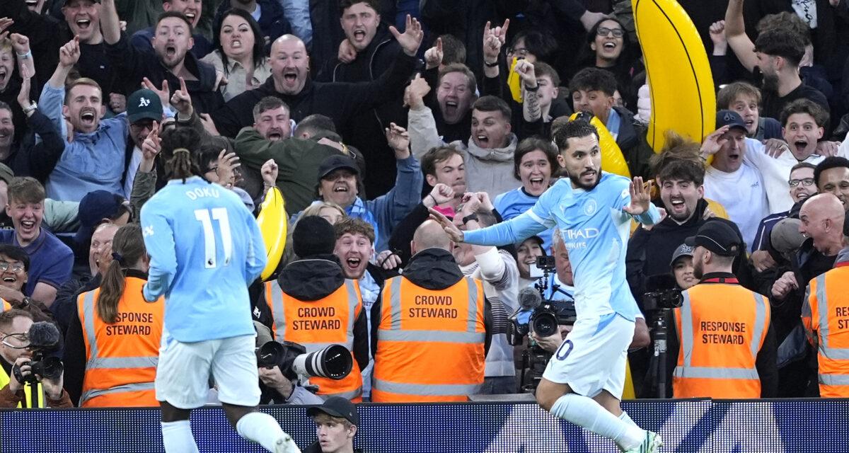Video - Manchester City : le but exceptionnel de Rayan Cherki contre ...