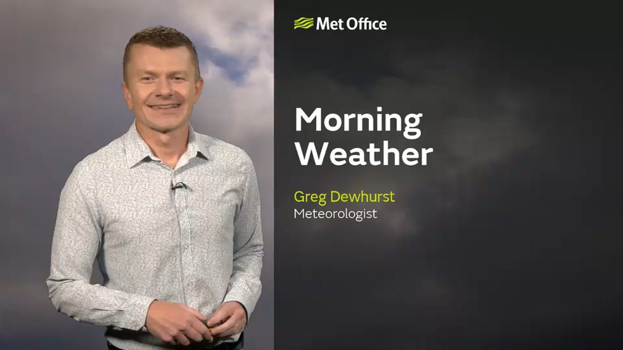 Met Office Monday morning weather forecast 12/10/2026