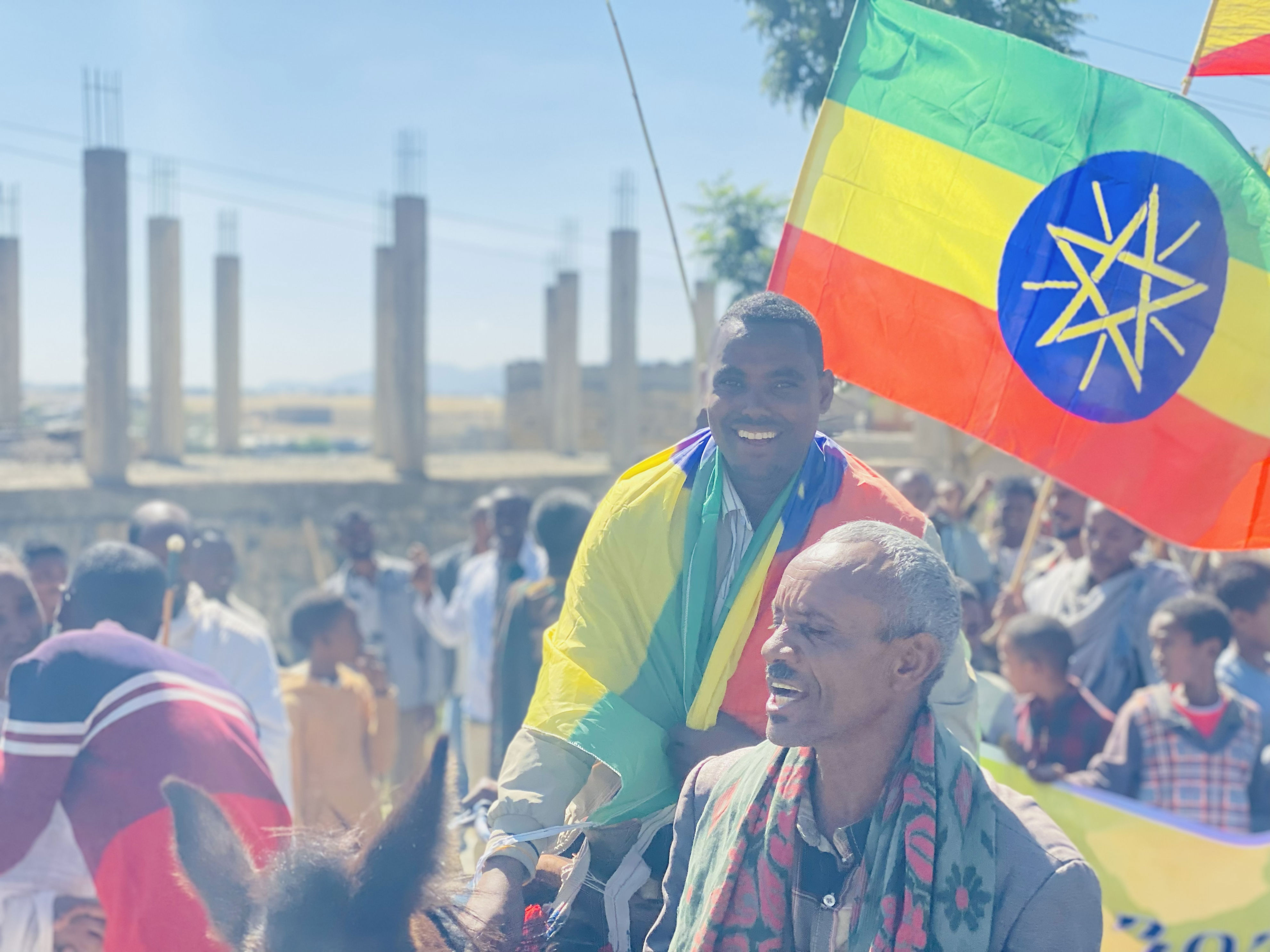 Adi Gudem inhabitants rally in support of Ethiopia's federal government ...
