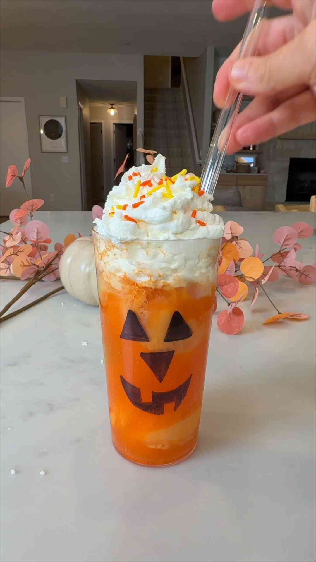 Easy pumpkin float recipe for a festive fall treat