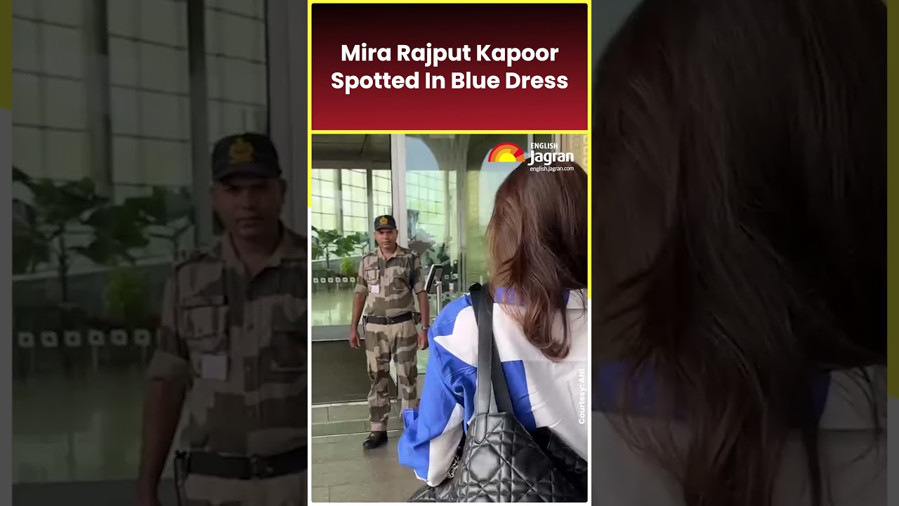 Mira Rajput Kapoor spotted in blue dress #shortsfeed #ytshorts # ...
