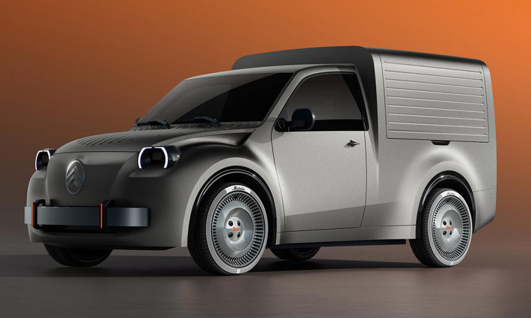 Citroen revives its classic van for an electric era: 2CV Fourgonnette ...