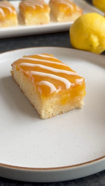 Enjoy a fluffy lemon cake made with simple ingredients