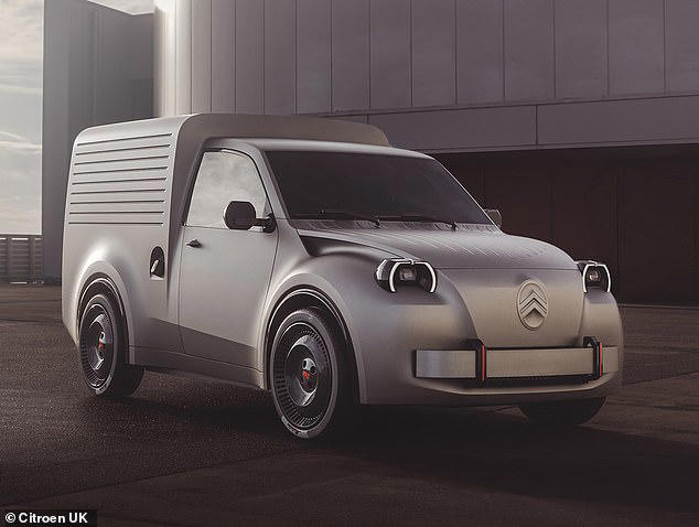 Citroen revives its classic van for an electric era: 2CV Fourgonnette ...