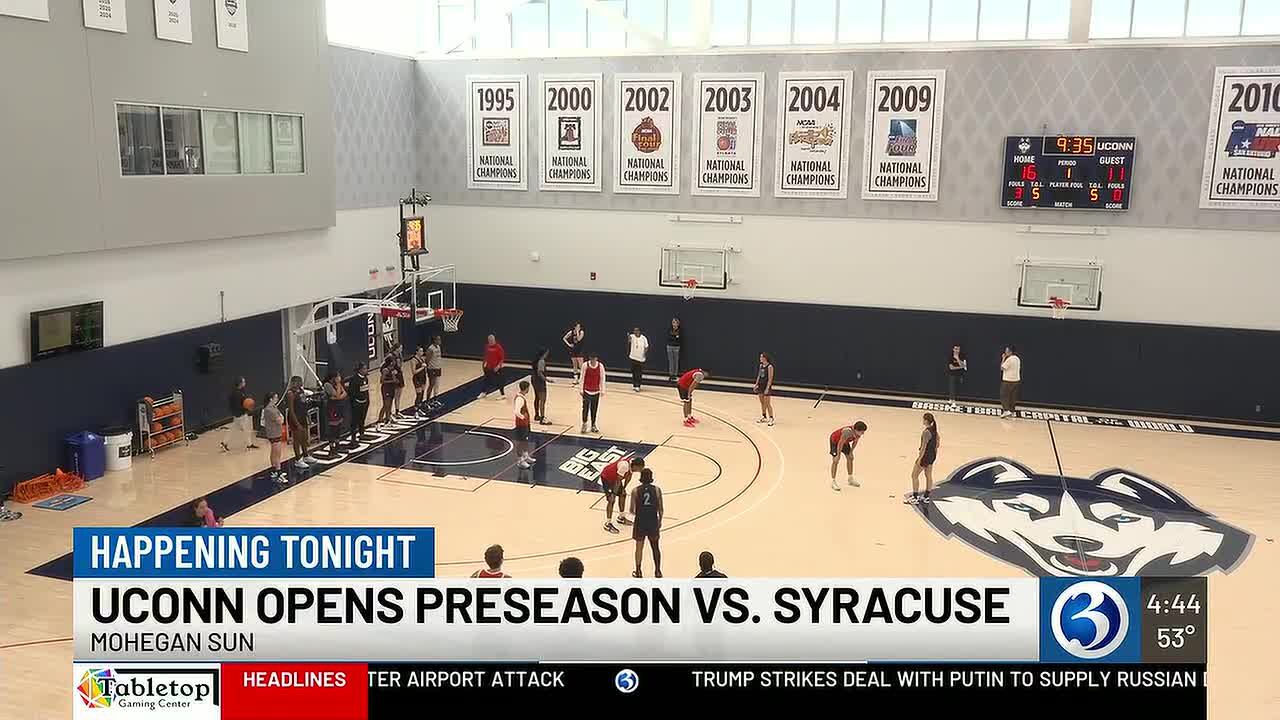 UConn basketball opens preseason with exhibitions against Syracuse