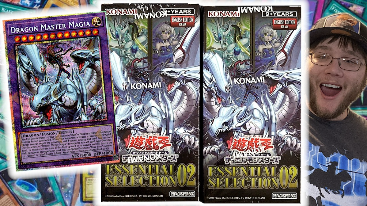 Yu-Gi-Oh! Essential Selection 02 box opening Konami’s new set