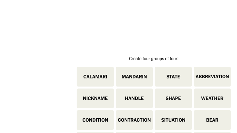 Get today's NYT Connections puzzle hints and answers for October 12, 2026