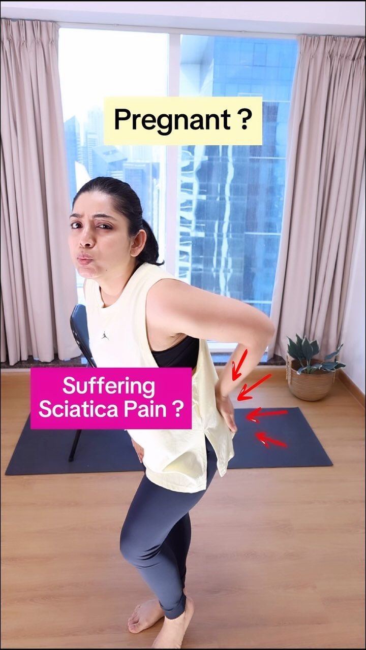 3 gentle stretches that may help ease sciatica pain during pregnancy