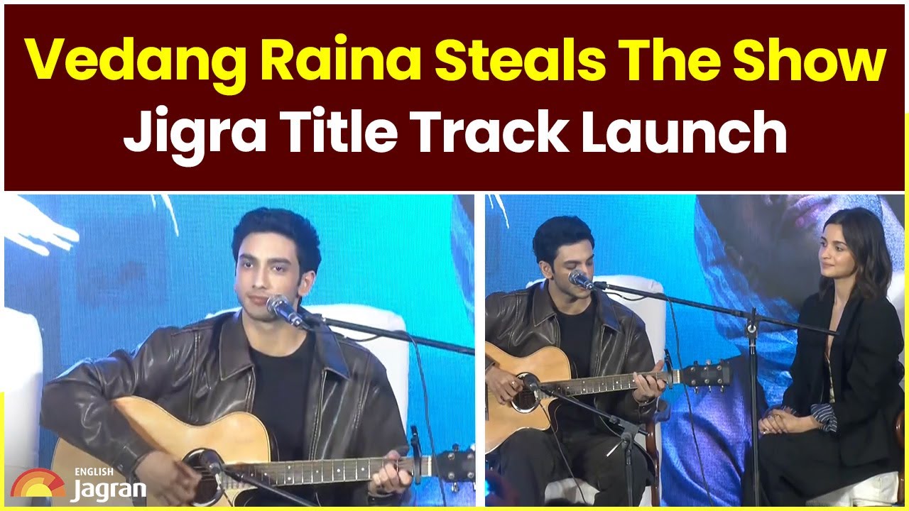 Vedang Raina steals the show at Jigra title track launch ...