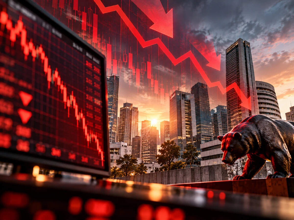 Why is market falling today? Sensex slumps over 500 points, Nifty below ...