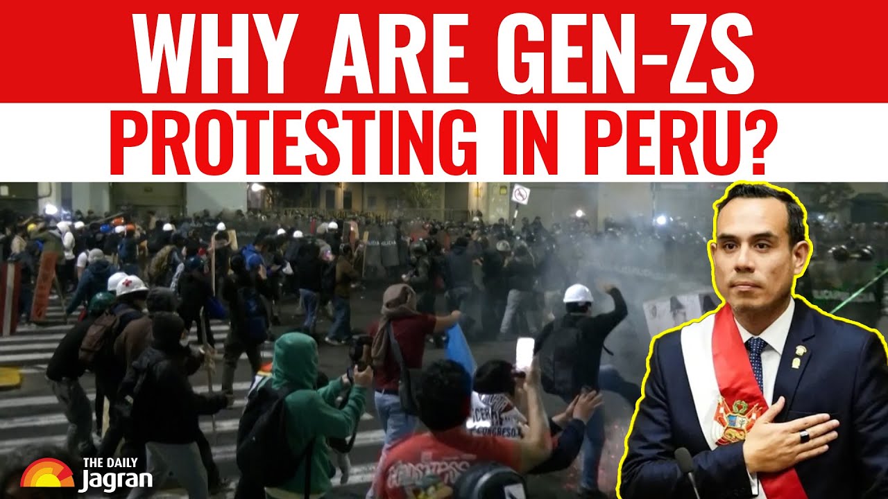 Peru's Gen-Z protest: Violent clashes erupt in Lima over pension reform ...
