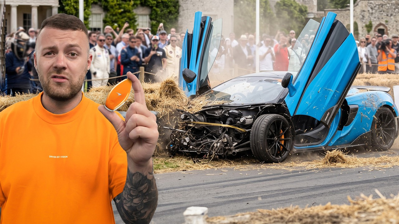 Rebuilding a destroyed McLaren 600LT crashed at 140mph
