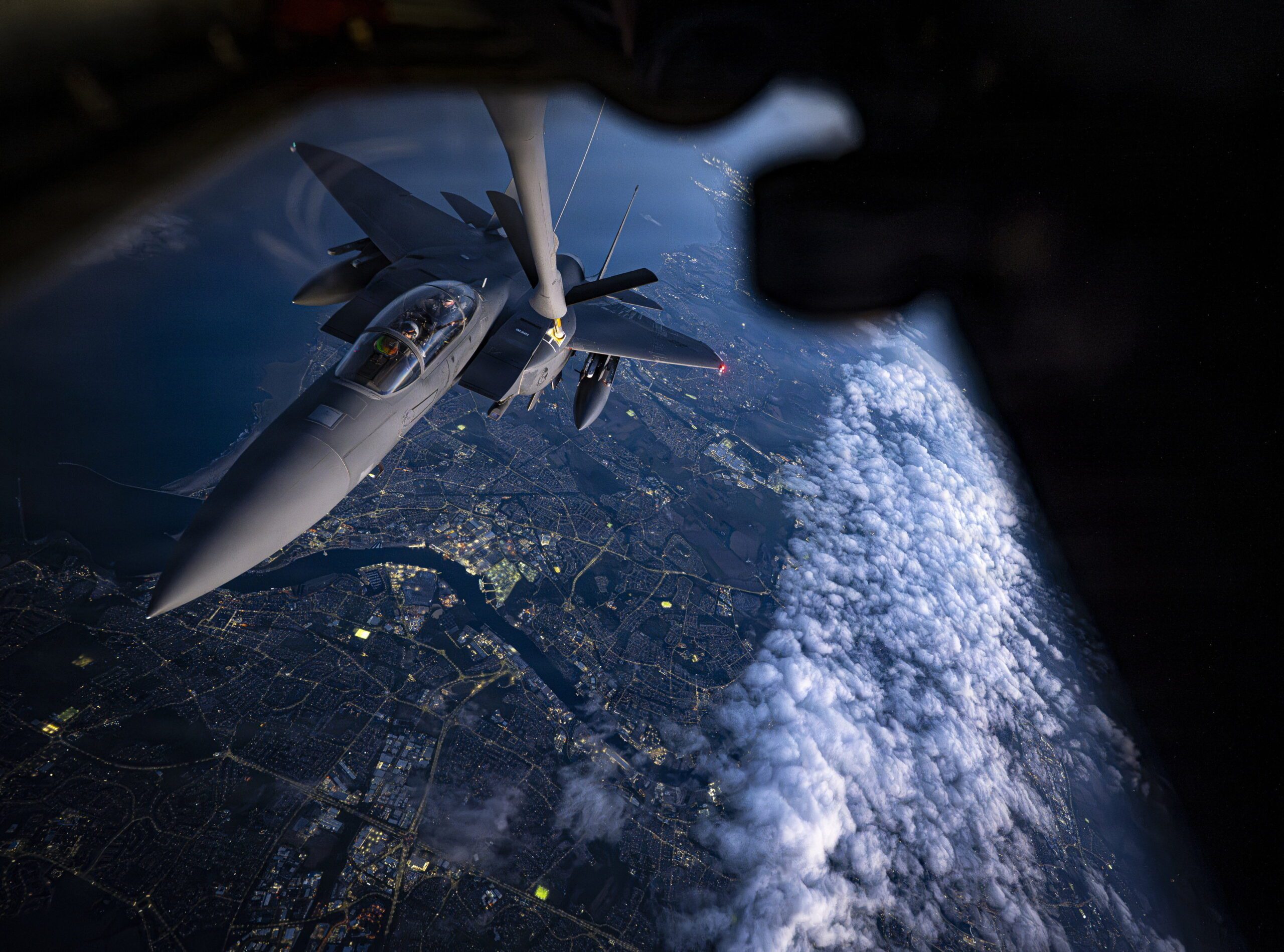 US Air Force releases dramatic images of warplanes over Scotland