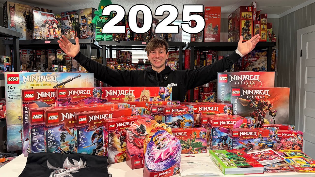 What makes a complete LEGO Ninjago collection so impressive
