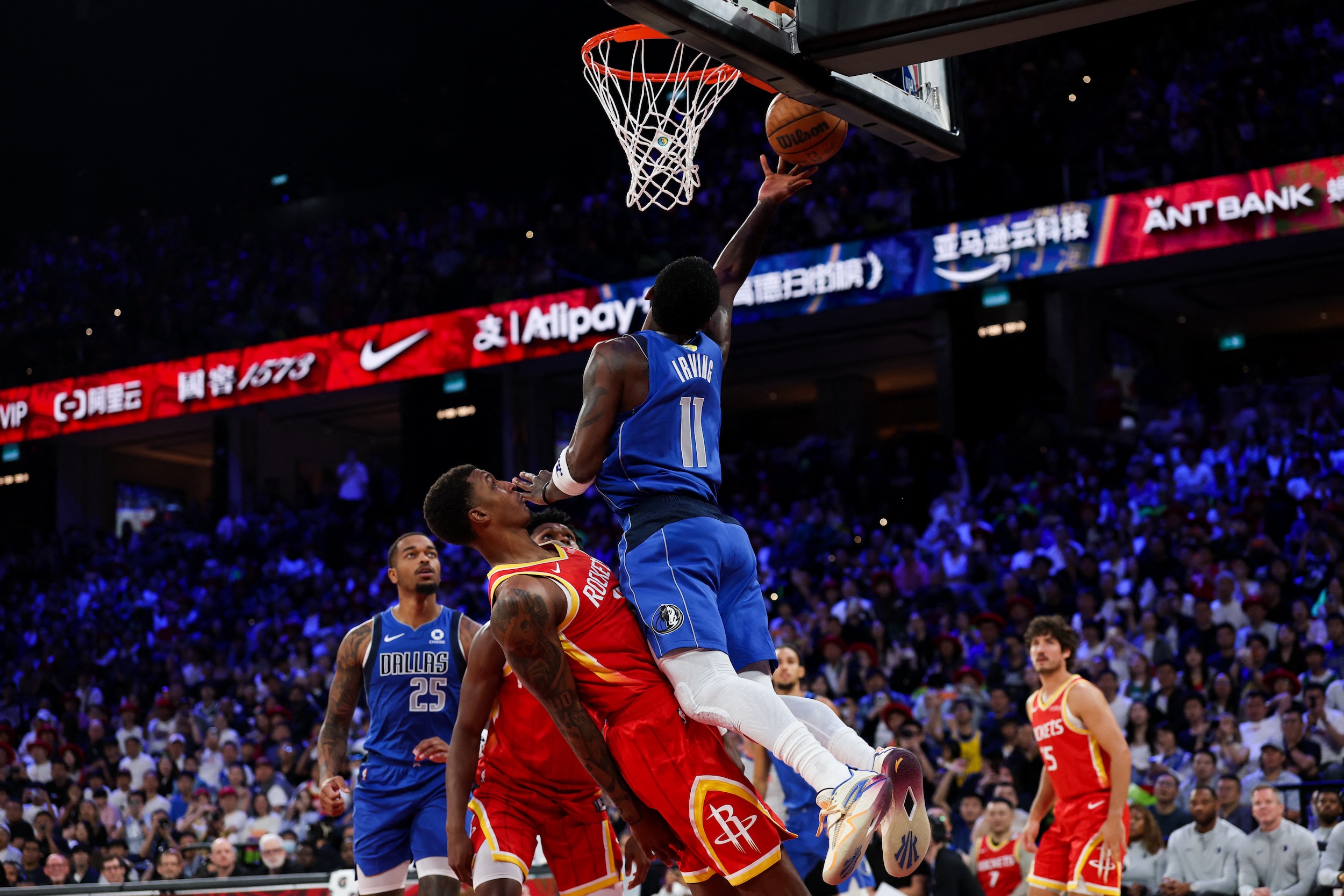 NBA: Kyrie Irving scores 17 in return for Mavs in China