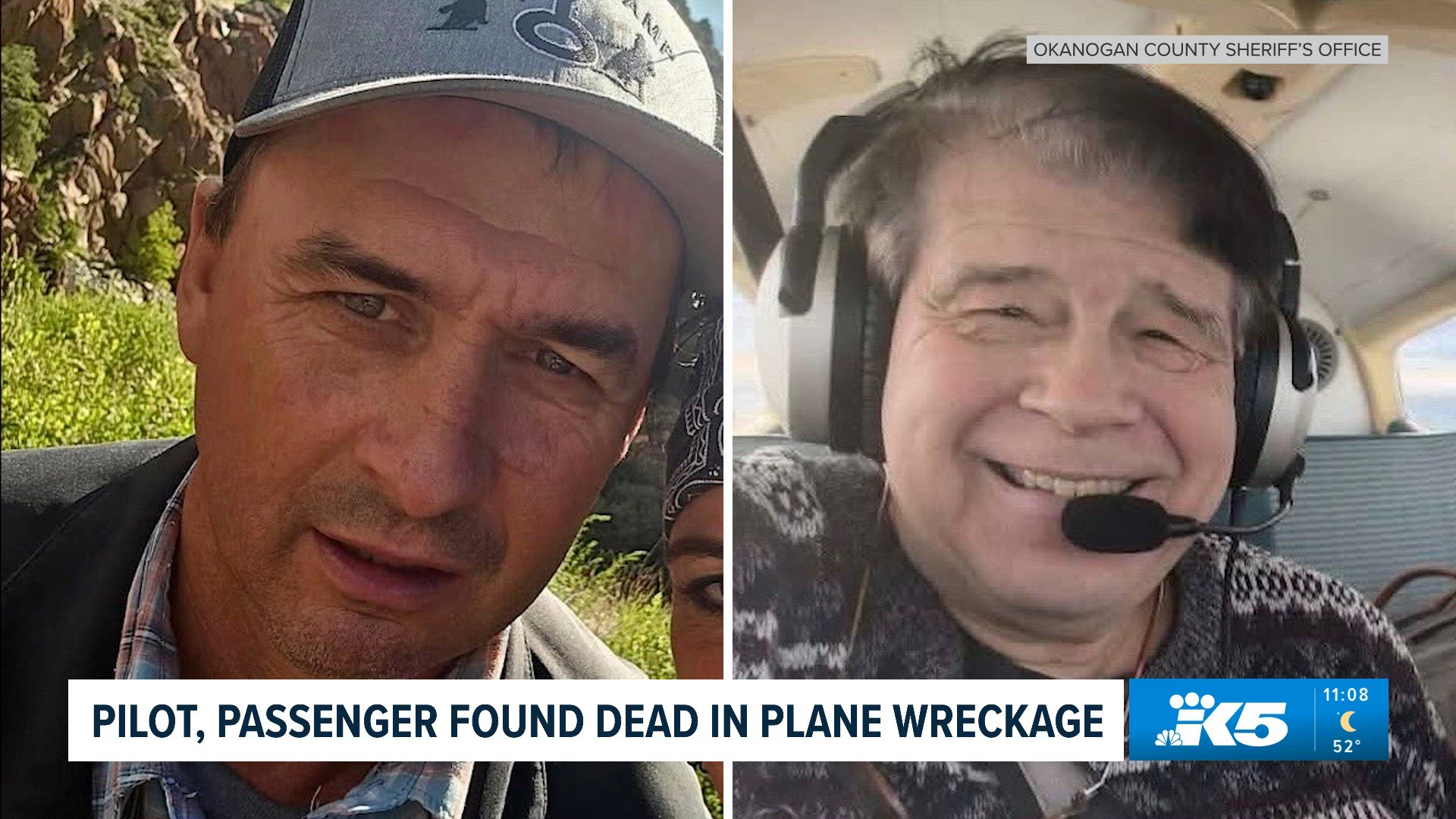 Missing small plane found in rural Washington, both pilots deceased