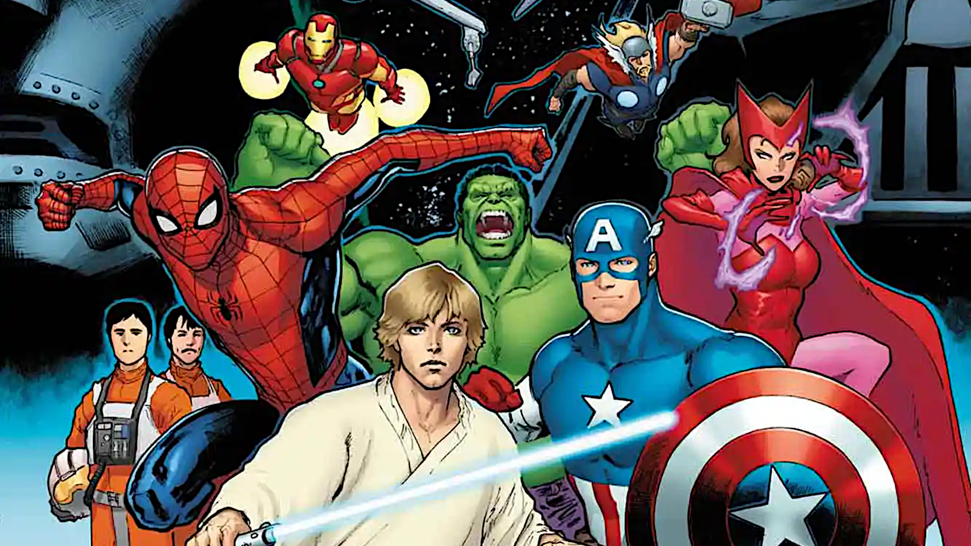 First image of Star Wars x Marvel crossover released, and it's already ...