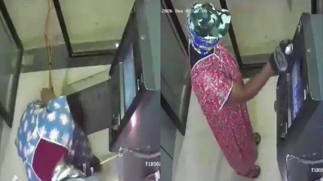 Men loot SBI ATM: Masked trio allegedly cut open machine; police scan ...