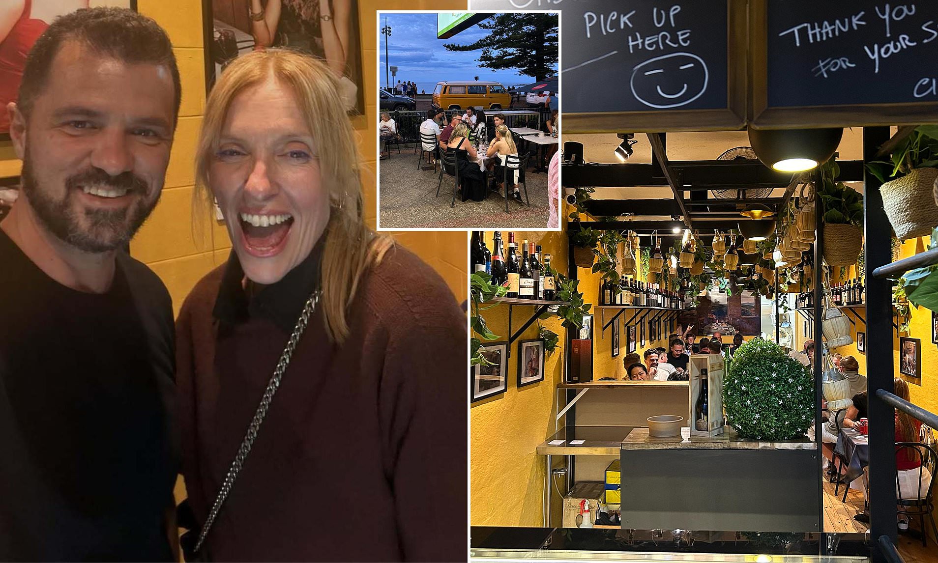 Toni Collette stops in at low-key Italian restaurant during relaxed ...