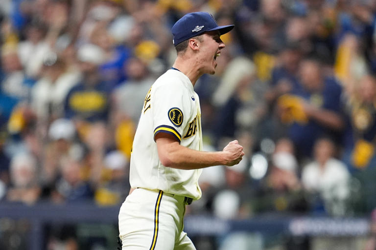 NLCS Dodgers Brewers Baseball