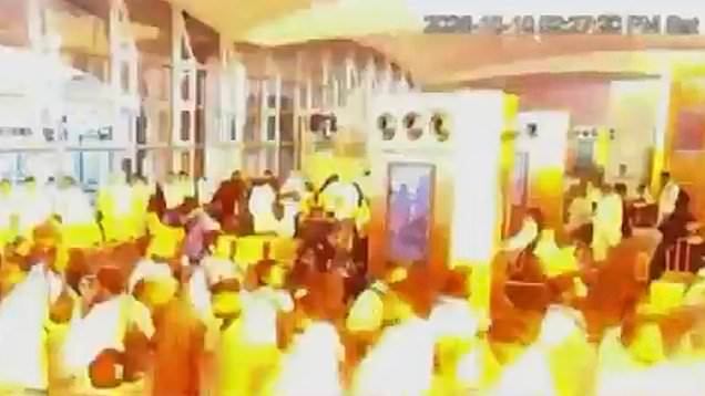 Moment King Khalid International Airport is hit again by Houthi missile ...
