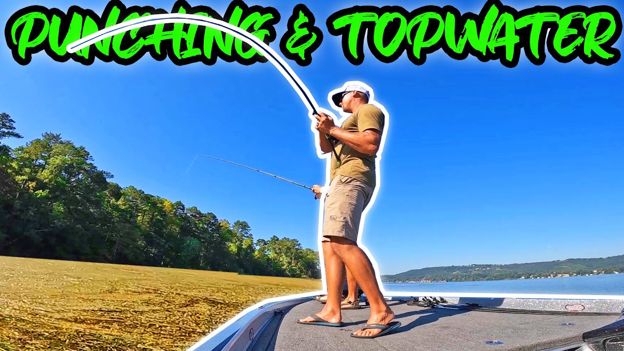 Punching and topwater fishing tips for Lake Guntersville