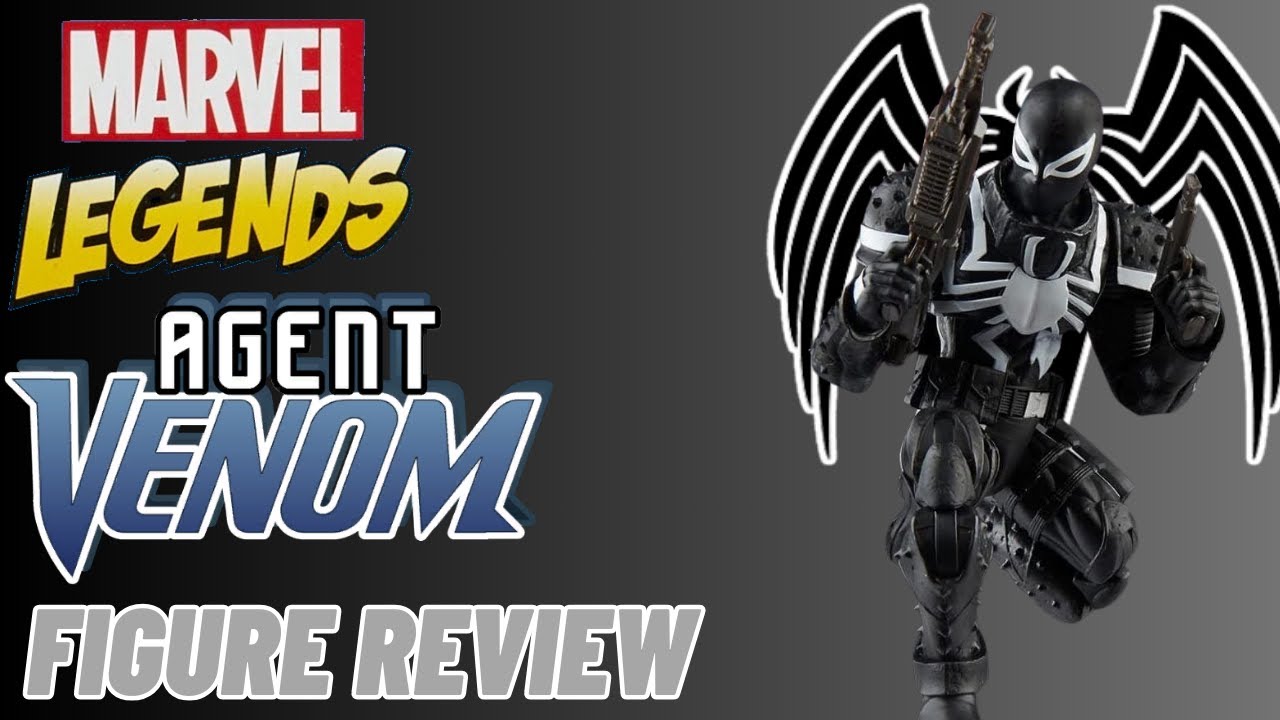 Marvel Legends retro Agent Venom figure review and detailed look