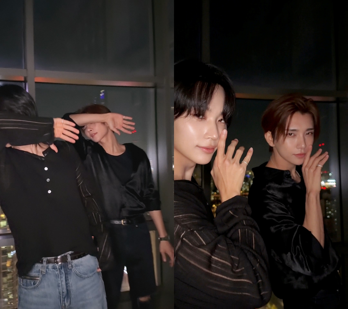 Seventeen unit Jeonghan x Joshua exude relaxed, sophisticated appeal ...