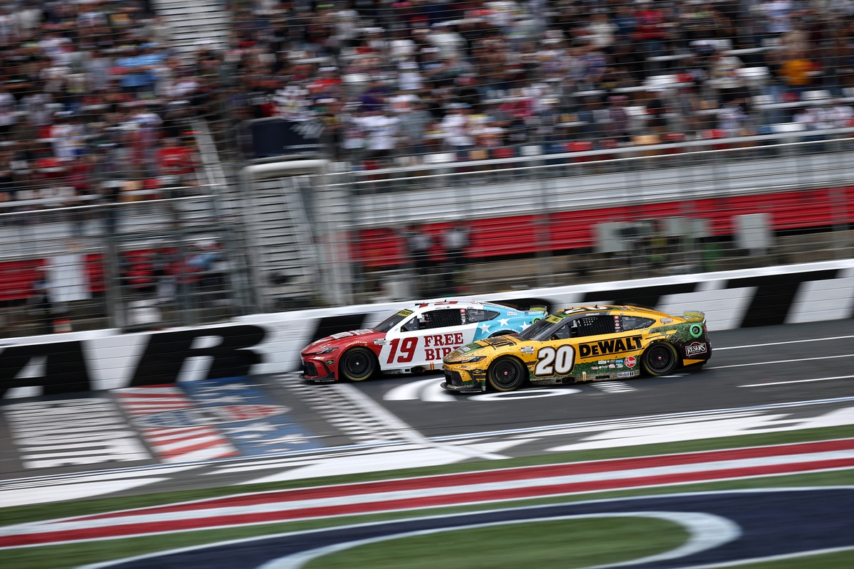 Christopher Bell reacts to photo finish: “We’re not teammates running ...