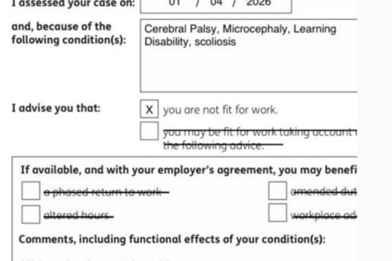 Lanarkshire mum's outrage as disabled daughter's sick note not enough ...