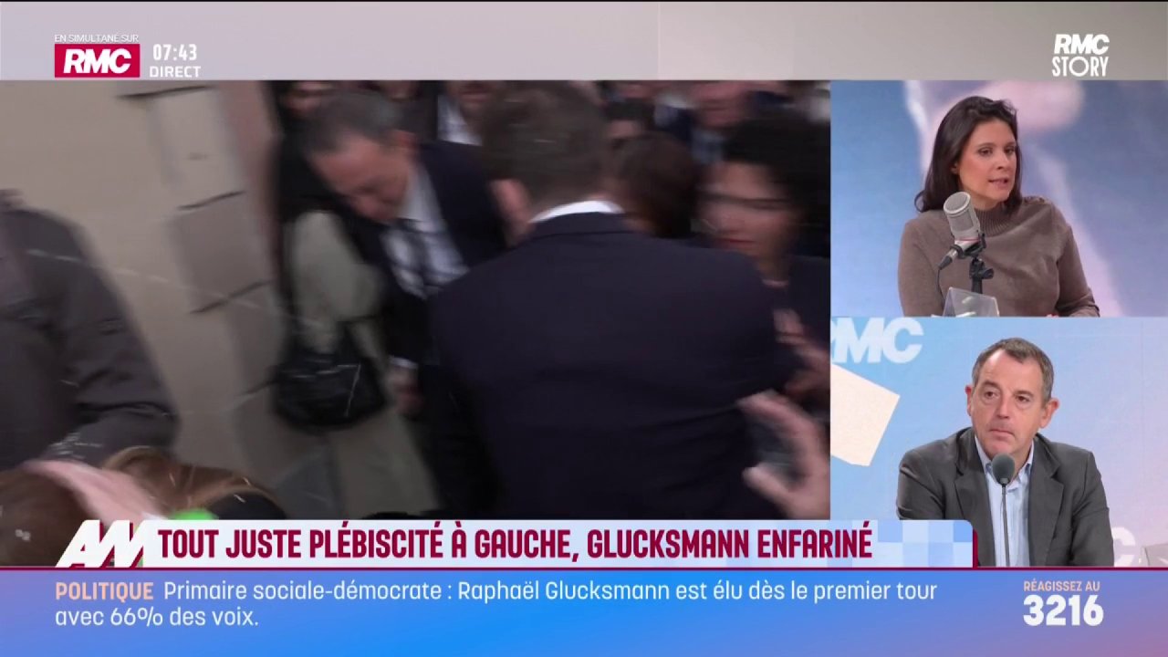 Tout juste plébiscité à gauche, Gluksmann enfariné