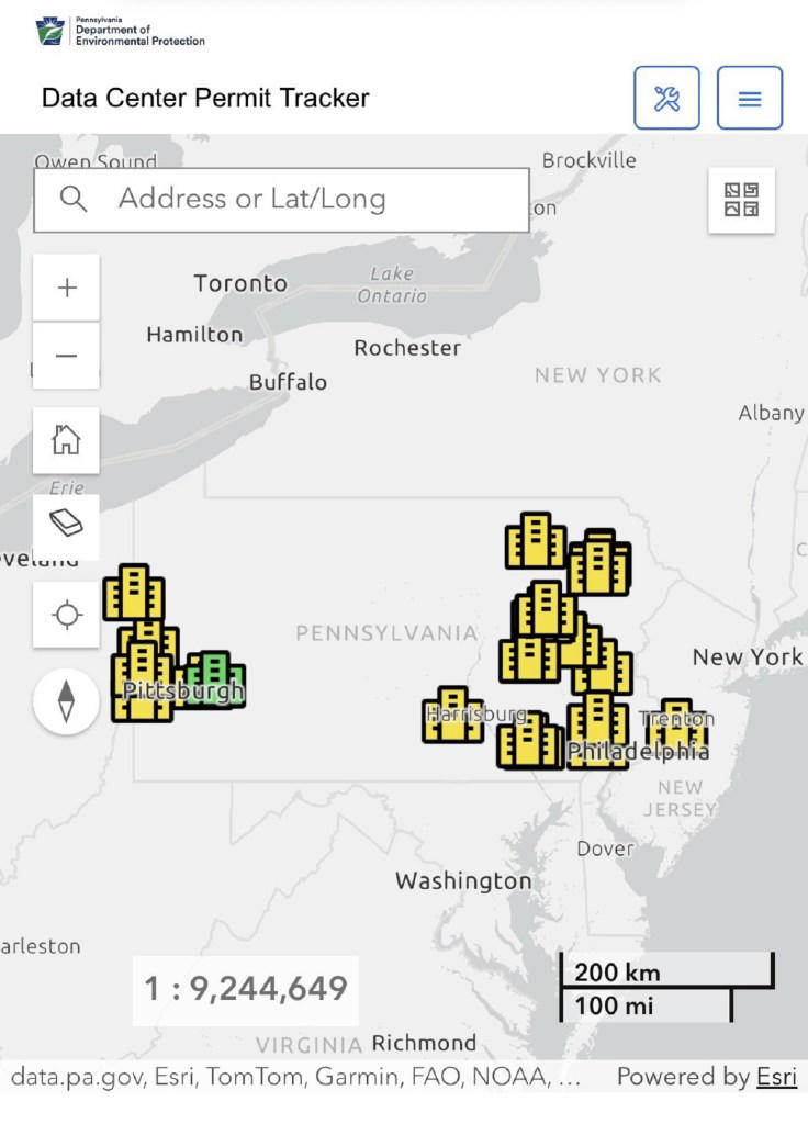 Pennsylvania launches map for Americans to track data center plans