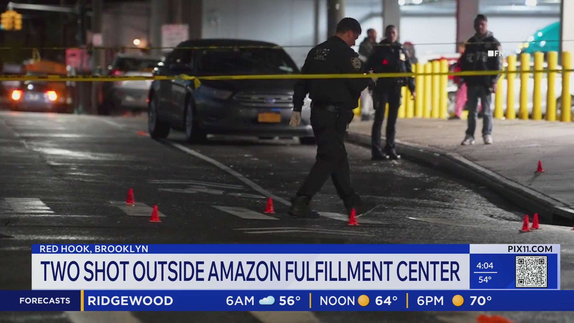 Two people shot outside Amazon fulfillment center