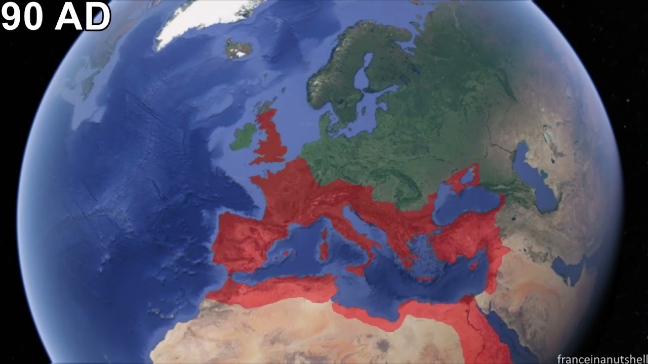 Ancient Rome in 60 seconds - watch an empire rise across the map