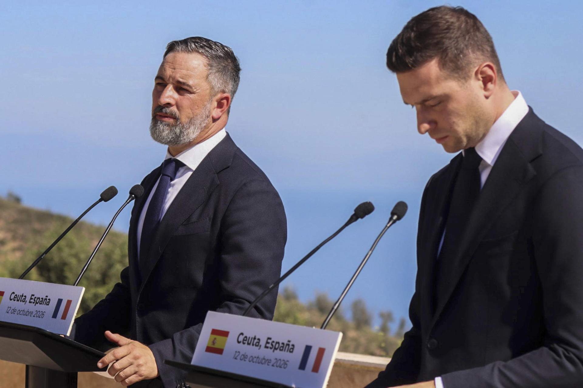 Abascal celebra el 12 de octubre en Ceuta con el francés Bardella para ...