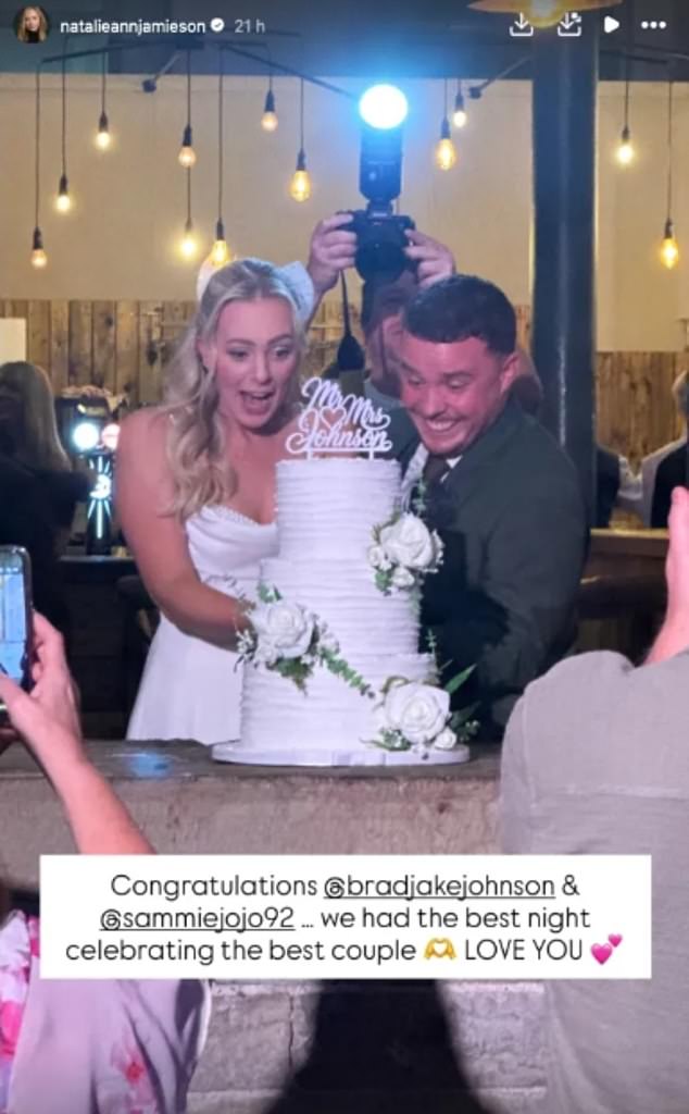 Emmerdale's Bradley Johnson ties the knot for a second time with his co ...